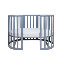 Кроватка-трансформер Ellipsebed (серый)
