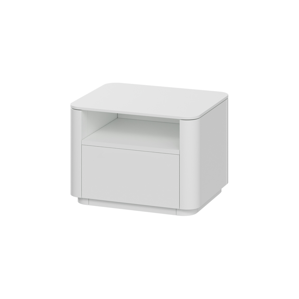 Тумба прикроватная Tammi 1 полка 1 ящик ширина 50 см (белый)