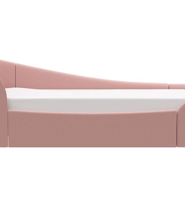 Диван-кровать KIDI Soft с низким изножьем 90*200 см R (розовый)