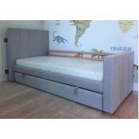 Кровать подростковая Cosy спальное место 90*200 см (серый)
