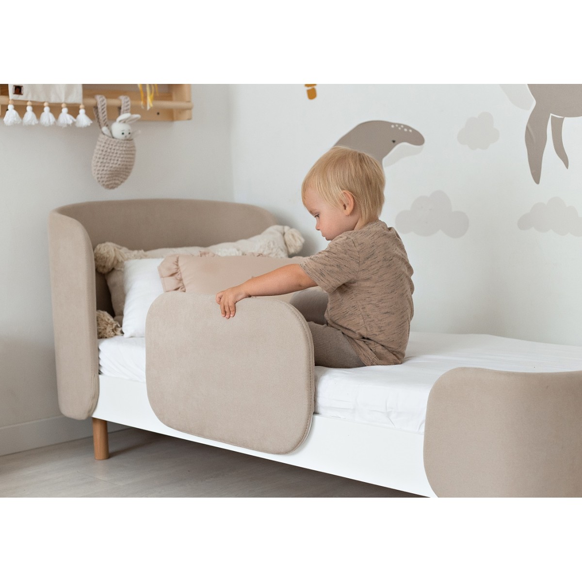 Мягкий чехол для бортика KIDI soft (бежевый)