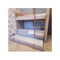 Кровать двухъярусная Cosy (серый)
