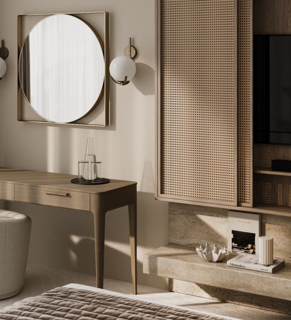 Консоль Type oak 2 ящика ширина 120 см (натуральный дуб)