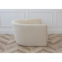Кресло Ellipse E6.1 с кантом (молочный, букле)