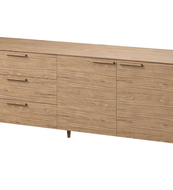 Тумба Type oak 3 ящика 2 двери L (натуральный дуб)