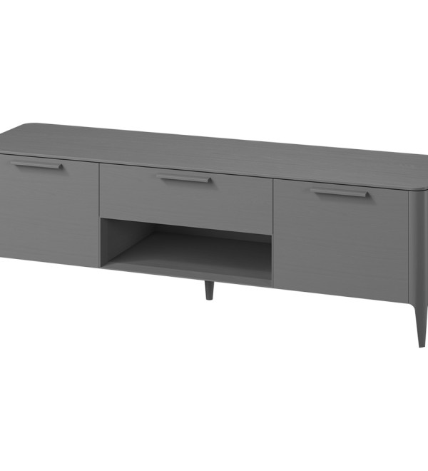 Тумба Type oak под ТВ ширина 180 см (серый)
