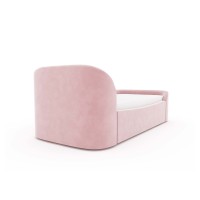 Диван-кровать KIDI Soft с низким изножьем 90*200 см R антивандальная ткань (розовый)