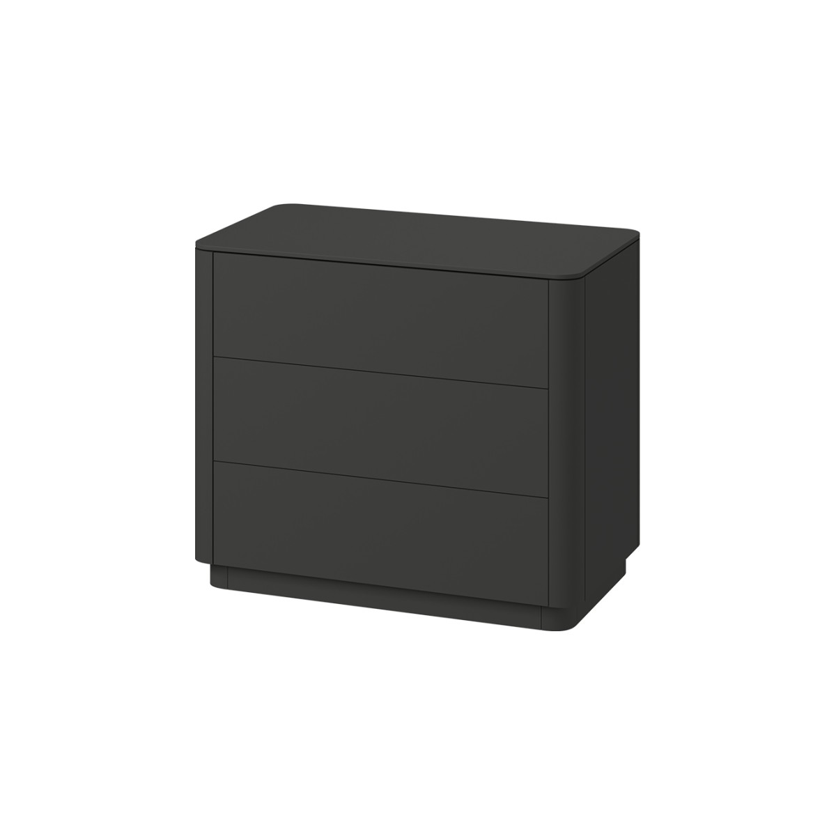 Комод Tammi 3 ящика ширина 90 см (черный)