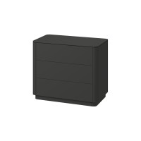 Комод Tammi 3 ящика ширина 90 см (черный)