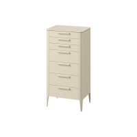 Комод Type oak высокий 7 ящиков (молочный)