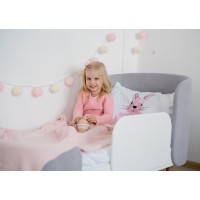 Защитный бортик для кровати KIDI soft (белый)