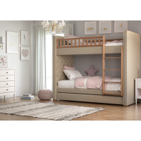 Кровать двухъярусная Elit soft (бежевый)