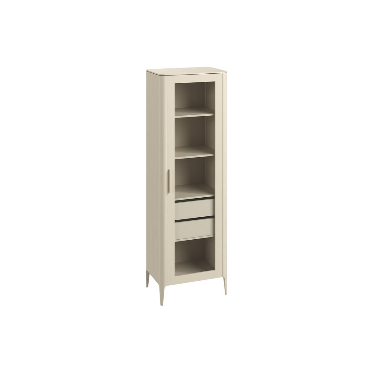 Витрина Type oak стеклянная высота 200 см R (молочный)