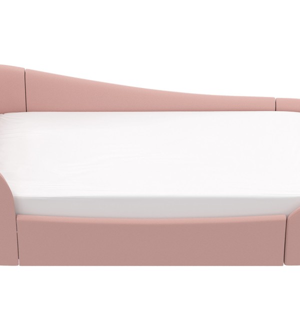 Диван-кровать KIDI Soft с низким изножьем 90*200 см R (розовый)