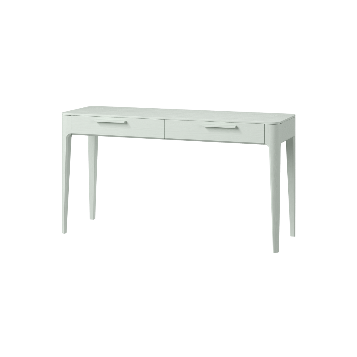 Консоль Type oak 2 ящика ширина 140 см (белый)