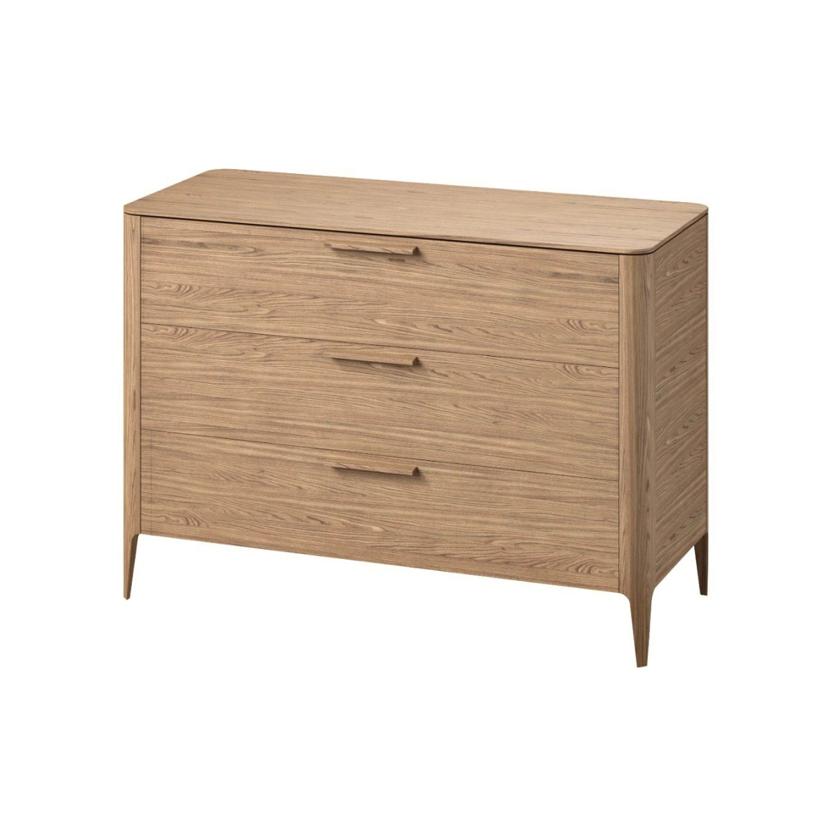 Комод Type oak 3 ящика ширина 120 см (натуральный дуб)