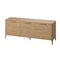 Тумба Type oak 3 двери ширина 180 см (натуральный дуб)
