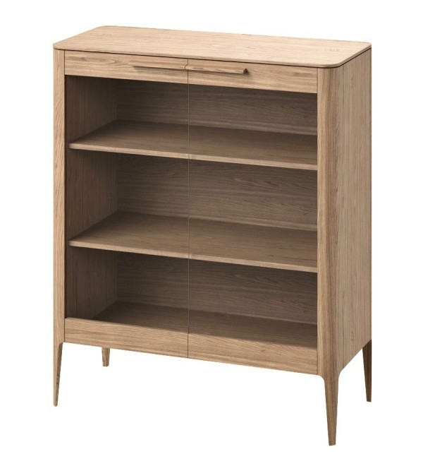 Витрина Type oak стеклянная высота 120 см (натуральный дуб)
