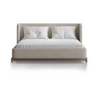 Кровать Basic спальное место 140*200 см (молочный, букле)