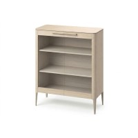 Витрина Type oak стеклянная высота 120 см (беленый дуб)