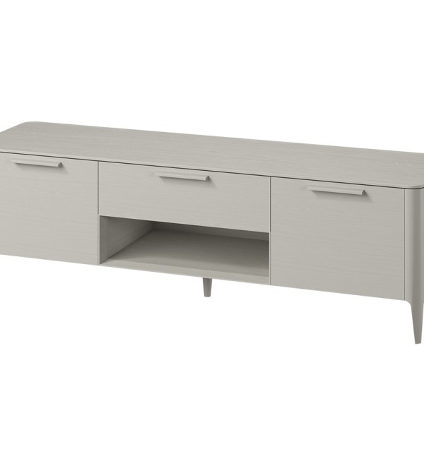 Тумба Type oak под ТВ ширина 180 см (серо-бежевый)