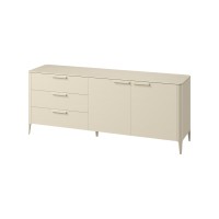 Тумба Type oak 3 ящика 2 двери L (молочный)