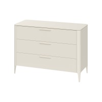 Комод Type 3 ящика ширина 120 см (молочный)