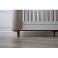 Кроватка KIDI Soft mini cпальное место 60*120 см (бежевый)