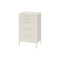 Комод Type высокий 5 ящиков (молочный)