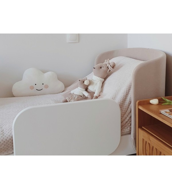 Защитный бортик для кровати KIDI soft (белый)
