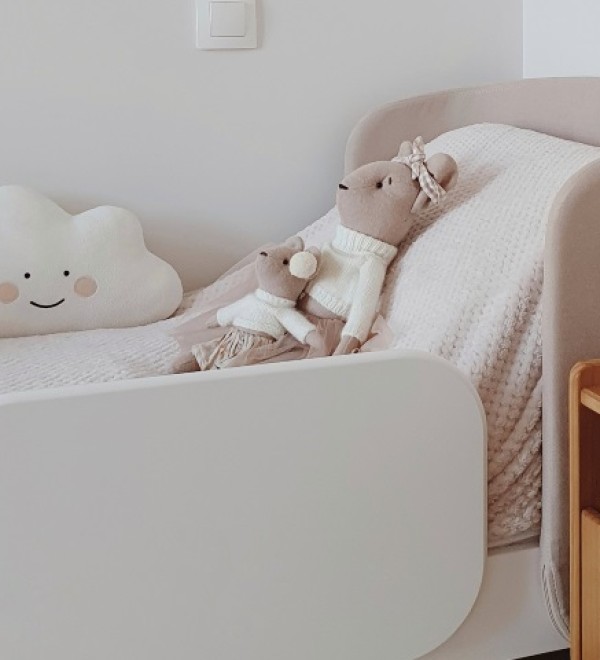 Защитный бортик для кровати KIDI soft (белый)