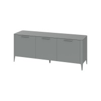 Тумба Type 3 двери ширина 180 см (серый)
