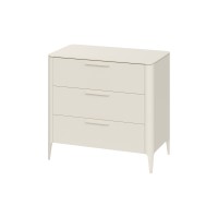 Комод Type 3 ящика ширина 90 см (молочный)