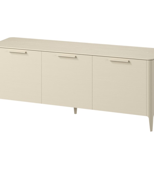 Тумба Type oak 3 двери ширина 180 см (молочный)