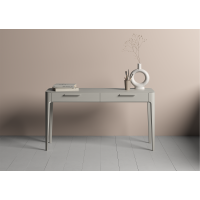 Консоль Type oak 2 ящика ширина 140 см (серо-бежевый)