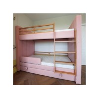 Кровать двухъярусная Cosy (розовый)