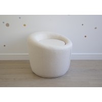 Пуф E5.3 (молочный, рогожка)