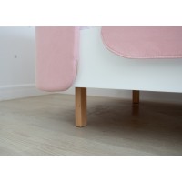 Кровать подростковая KIDI Soft размер М (розовый)
