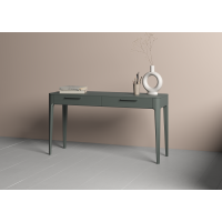 Консоль Type oak 2 ящика ширина 140 см (темно-серый)
