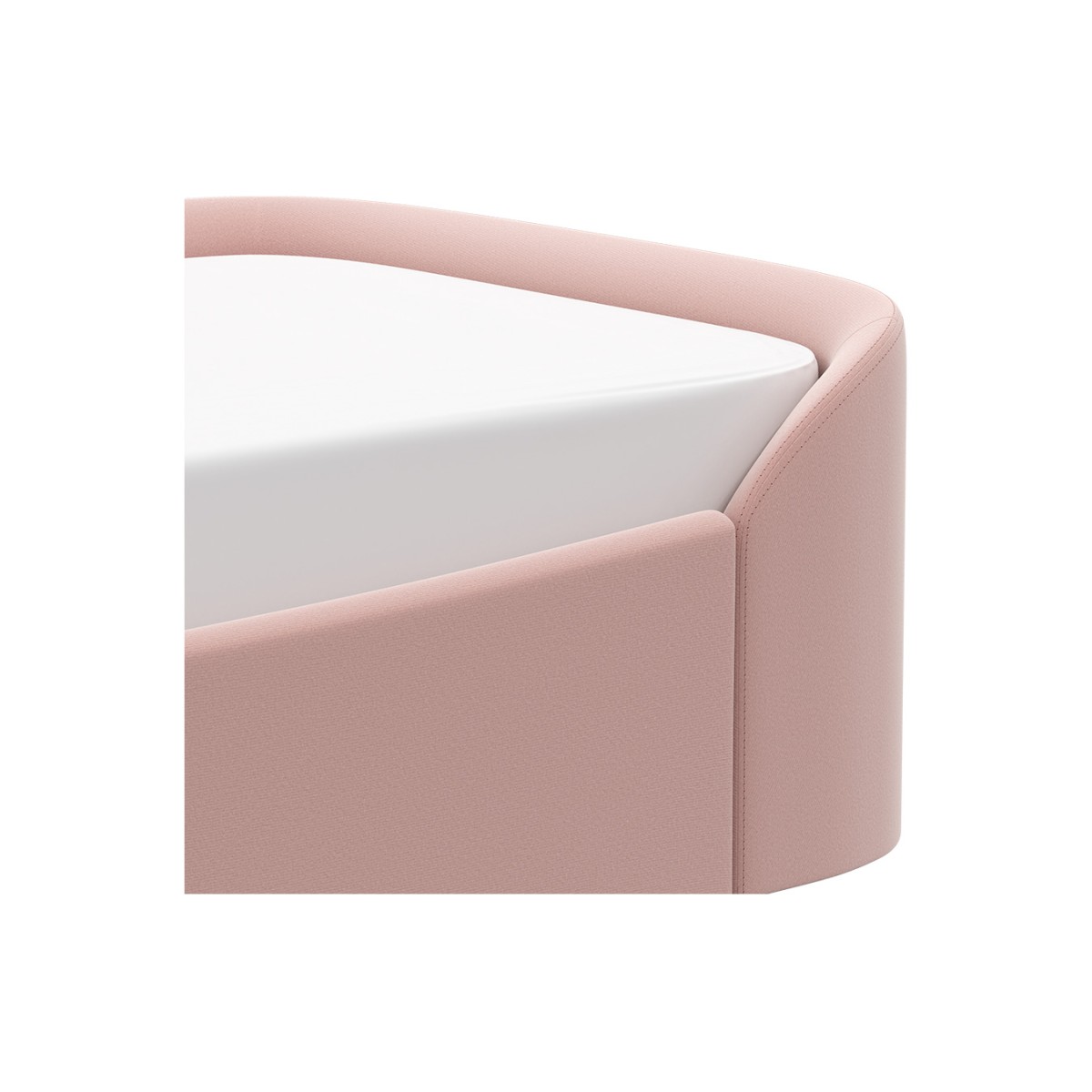 Диван-кровать KIDI Soft с низким изножьем 90*200 см R (розовый)