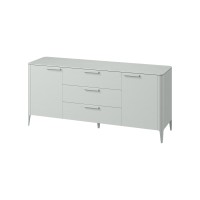 Тумба Type oak 2 двери 3 ящика (светло-серый)