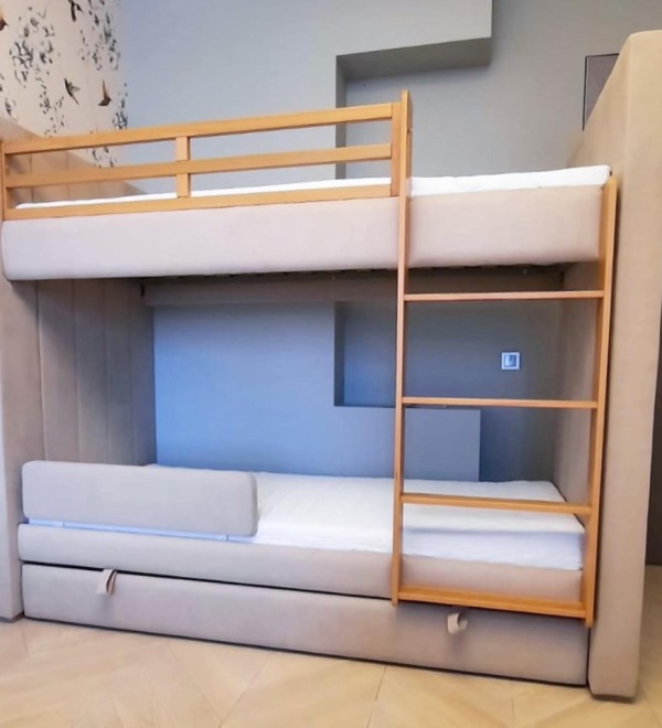 Кровать двухъярусная Cosy (серый)