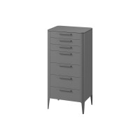 Комод Type oak высокий 7 ящиков (серый)
