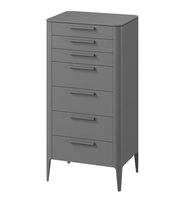 Комод Type oak высокии? 7 ящиков (серый)
