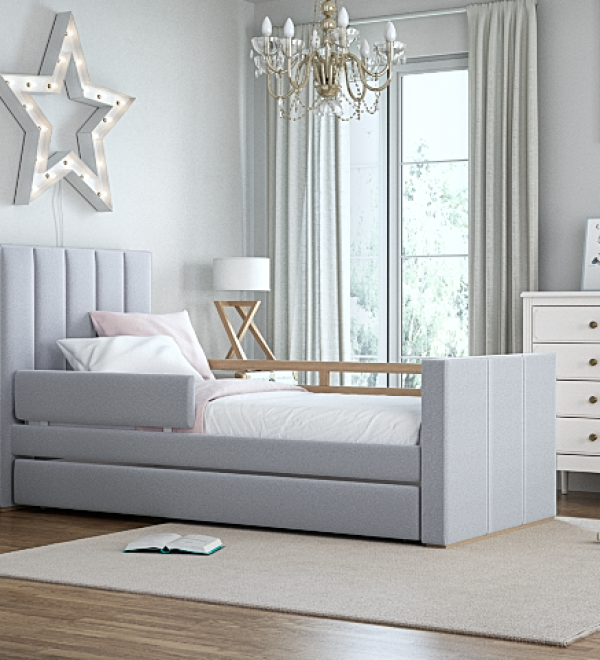 Кровать подростковая Cosy спальное место 90*200 см (серый)