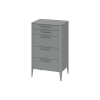 Комод Type высокий 5 ящиков (серый)