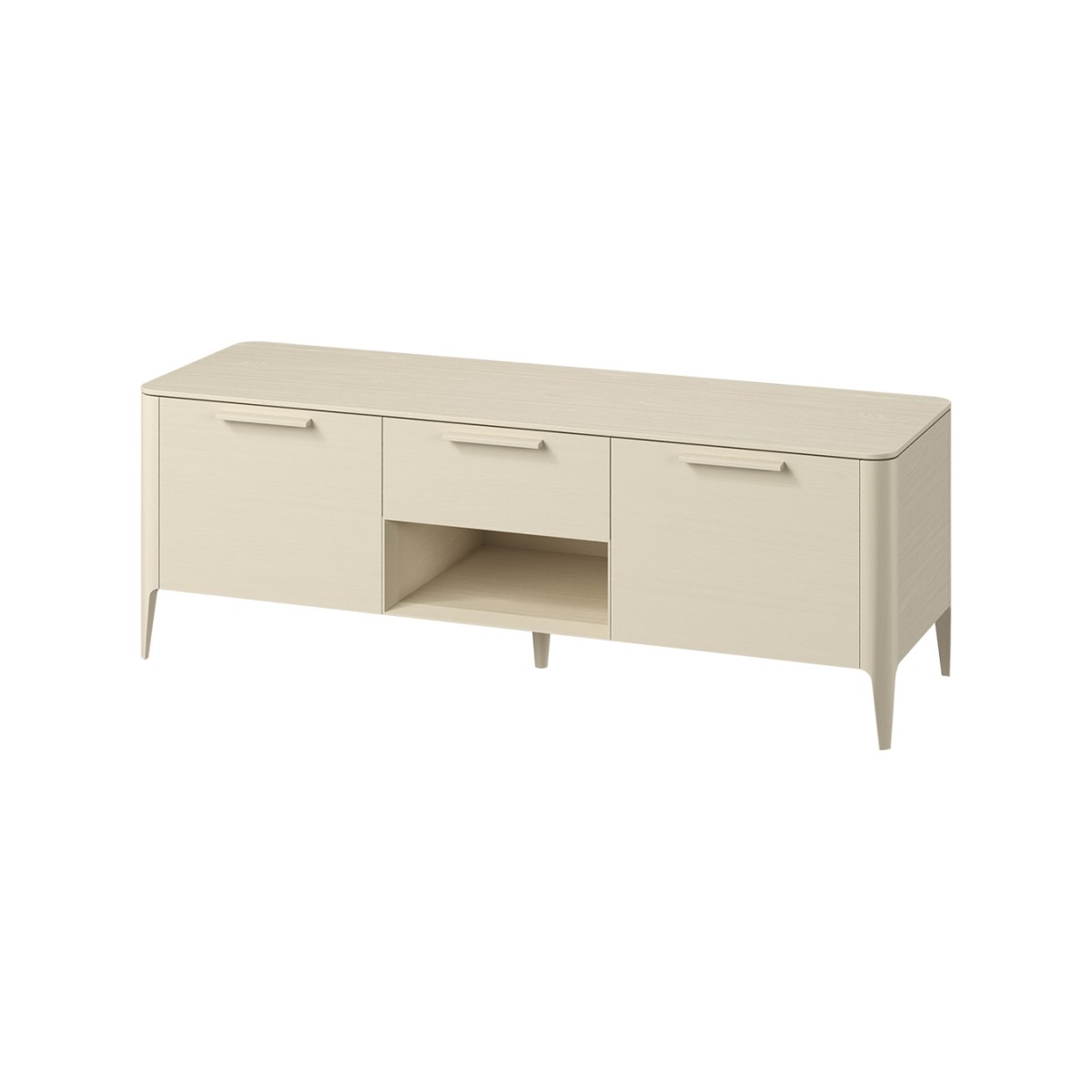 Тумба Type oak под ТВ ширина 160 см (молочный)