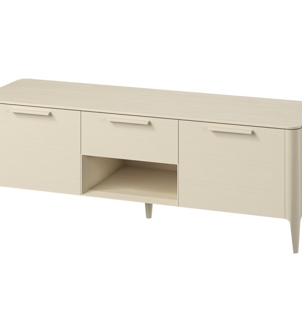 Тумба Type oak под ТВ ширина 160 см (молочный)
