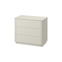 Комод Tammi 3 ящика ширина 90 см (молочный)