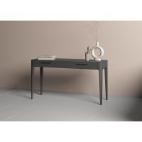 Консоль Type oak 2 ящика ширина 140 см (черный)
